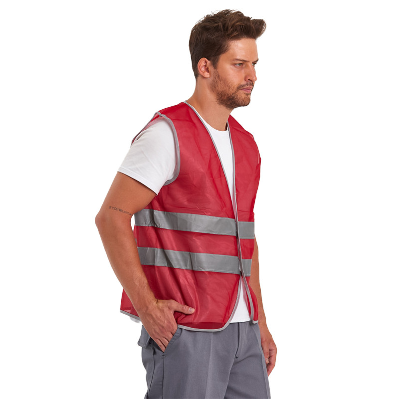 Kırmızı reflektörlü Yelek Kırmızı reflektörlü Yelek