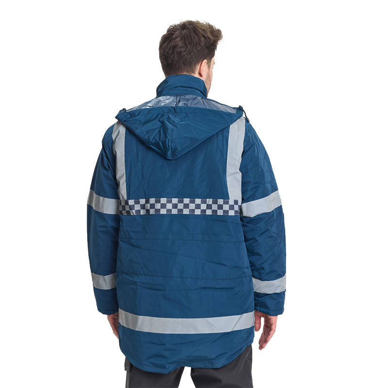 Lacivert Reflektörlü İş Kabanı Lacivert Reflektörlü İş Kabanı