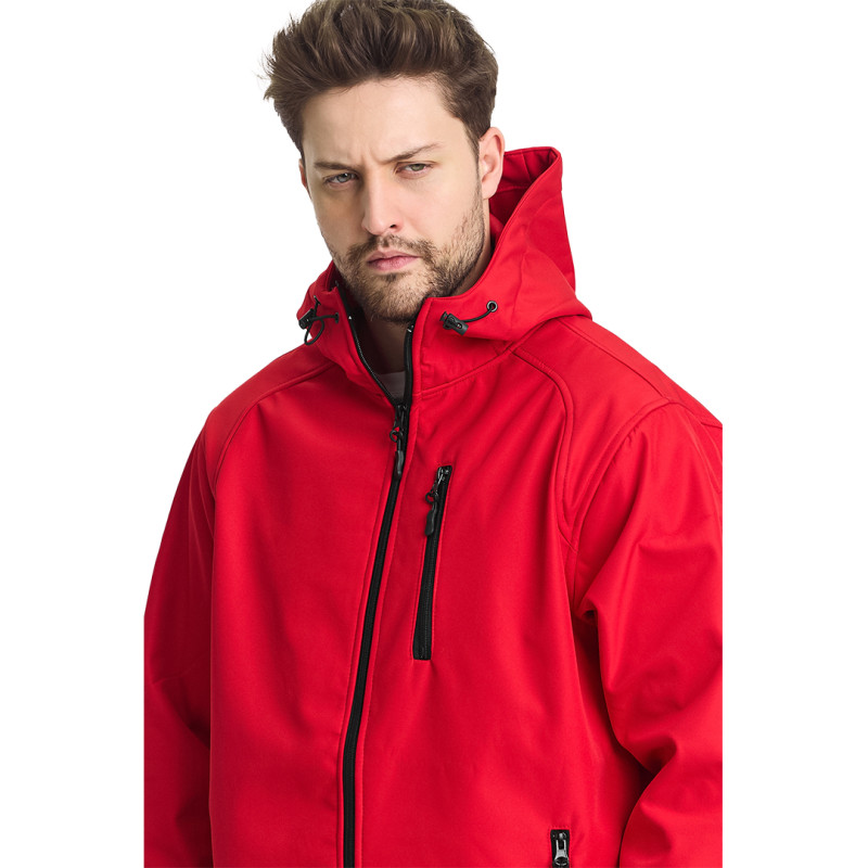 Kapşonlu Softshell Mont