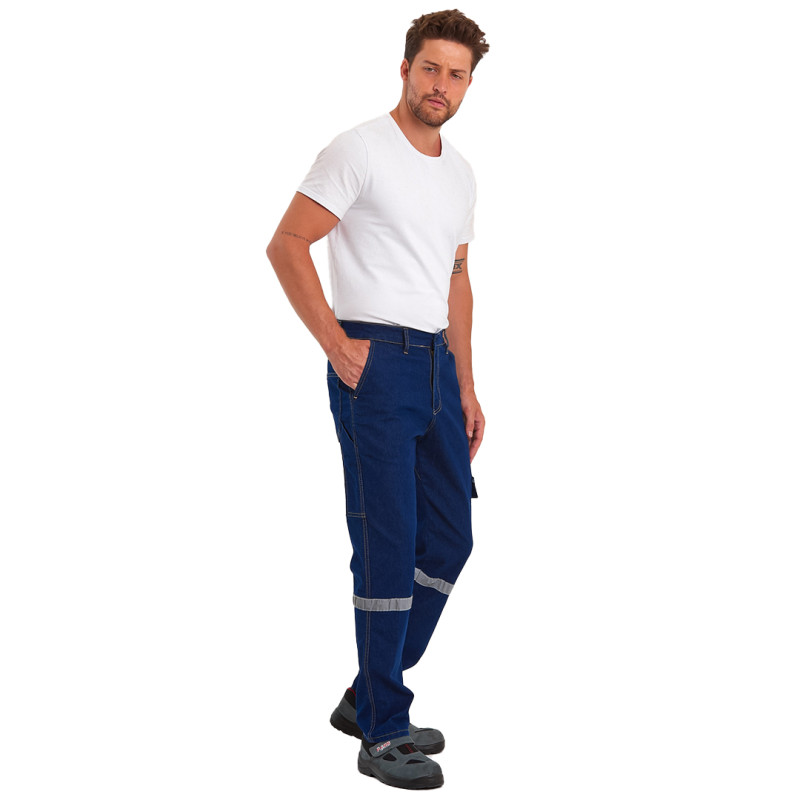 Reflektörlü Kot İş Pantolonu